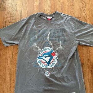 Mitchell & Ness Toronto Blue Jays Gray Graphic Tee